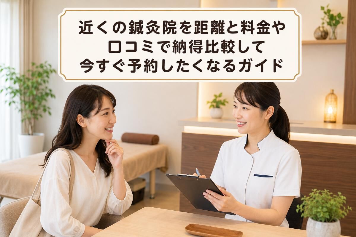 近くの鍼灸院を距離と料金や口コミで納得比較して今すぐ予約したくなるガイド